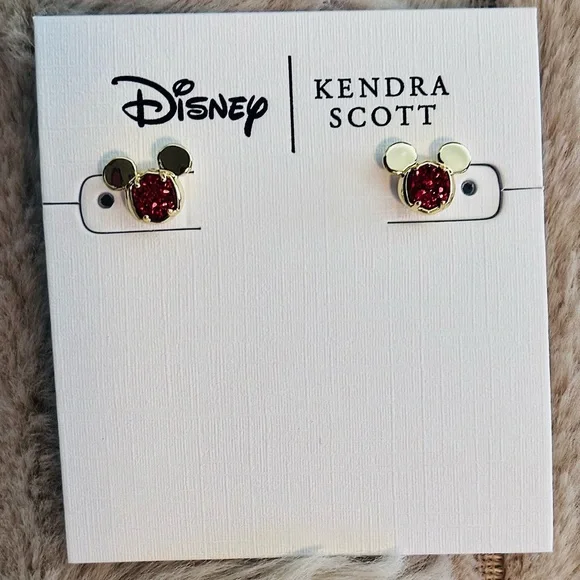 Disney | Kendra Scott Gold Mickey Mouse Stud Earrings - Picture 4 of 6